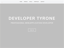 Tablet Screenshot of developertyrone.com